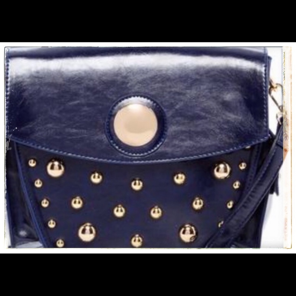 Ladies Studded Crossbody Handbag